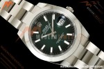 Rolex - Datejust 126300 41mm 904L  Oys Smt SS/SS Ombre Green/Stk ARF DD3235