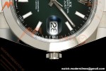 Rolex - Datejust 126300 41mm 904L  Oys Smt SS/SS Ombre Green/Stk ARF DD3235