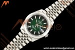 Rolex - Datejust 126334 41mm Jub Smth 904L SS/SS Ombre Green/Stk SEEKF DD3235