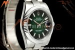 Rolex - Datejust 126334 41mm Oys Flt 904L SS/SS Ombre Green/Stk SEEKF DD3235