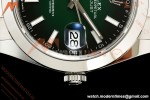 Rolex - Datejust 126334 41mm Oys Smth 904L SS/SS Ombre Green/Stk SEEKF DD3235