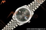 Rolex - Datejust 126334 41mm Wimbledon Jub Flt 904L SS/SS Grey/Rmn RWF JH3235 Free Sprung