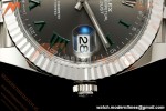 Rolex - Datejust 126334 41mm Wimbledon Jub Flt 904L SS/SS Grey/Rmn RWF JH3235 Free Sprung