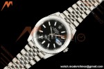 Rolex - Datejust 126334 41mm Jub Flt 904L SS/SS Blk/Stk RWF JH3235 Free Sprung