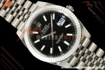 Rolex - Datejust 126334 41mm Jub Flt 904L SS/SS Blk/Stk RWF JH3235 Free Sprung