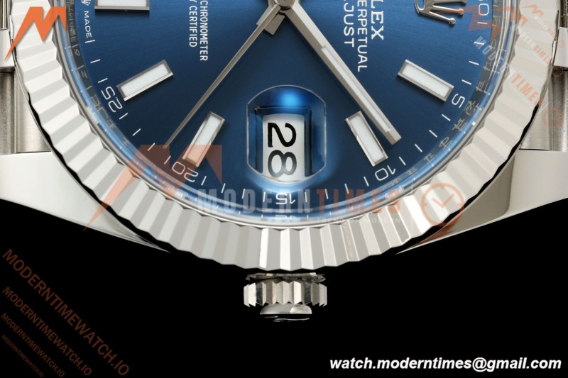 Rolex - Datejust 126334 41mm Jub Flt 904L SS/SS Blue/Stk RWF JH3235 Free Sprung