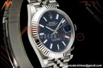 Rolex - Datejust 126334 41mm Jub Flt 904L SS/SS Blue Textured/Stk RWF JH3235 Free Sprung