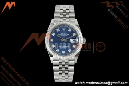 Rolex - Datejust 126234 36mm Jub Flt 904L SS/SS Blu/Dia RWF JH3235 Free Sprung