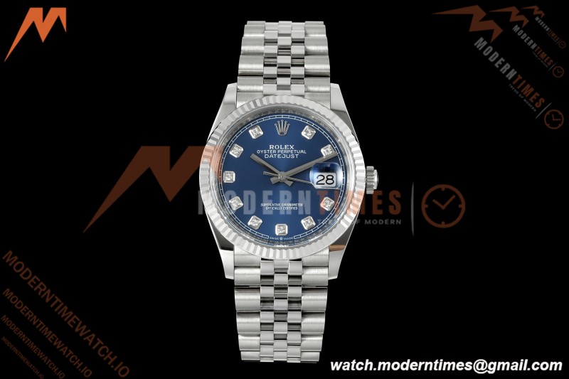 Rolex - Datejust 126234 36mm Jub Flt 904L SS/SS Blu/Dia RWF JH3235 Free Sprung