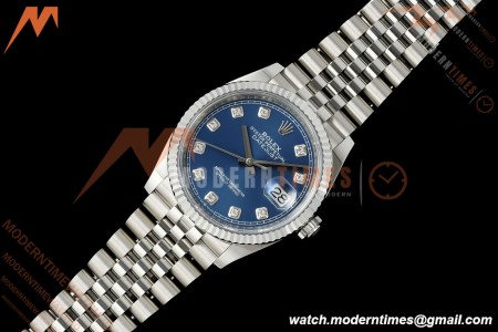 Rolex - Datejust 126234 36mm Jub Flt 904L SS/SS Blu/Dia RWF JH3235 Free Sprung
