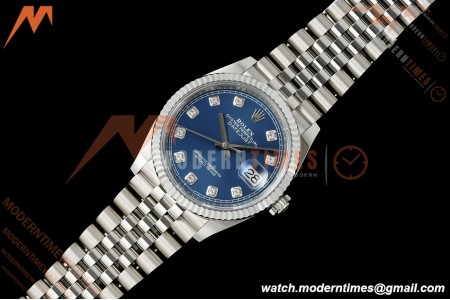 Rolex - Datejust 126234 36mm Jub Flt 904L SS/SS Blu/Dia RWF JH3235 Free Sprung