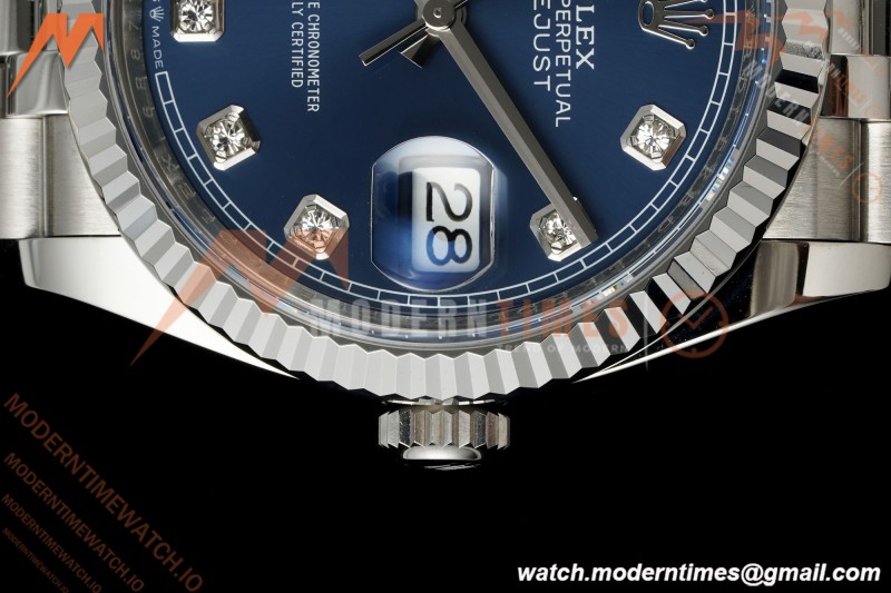 Rolex - Datejust 126234 36mm Jub Flt 904L SS/SS Blu/Dia RWF JH3235 Free Sprung
