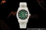 Rolex - Datejust 126234 36mm Jub Flt 904L SS/SS Ombre Green/Stk VSF V2 DD3235