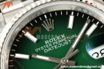 Rolex - Datejust 126234 36mm Jub Flt 904L SS/SS Ombre Green/Stk VSF V2 DD3235