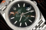 Rolex - Datejust 126334 41mm Jub Flt 904L SS/SS Ombre Green/Stk VSF V2 DD3235 Free Sprung