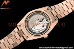 Rolex - DayDate 40mm Flt/Pres RG/RG Black Diamond GDF MY8215