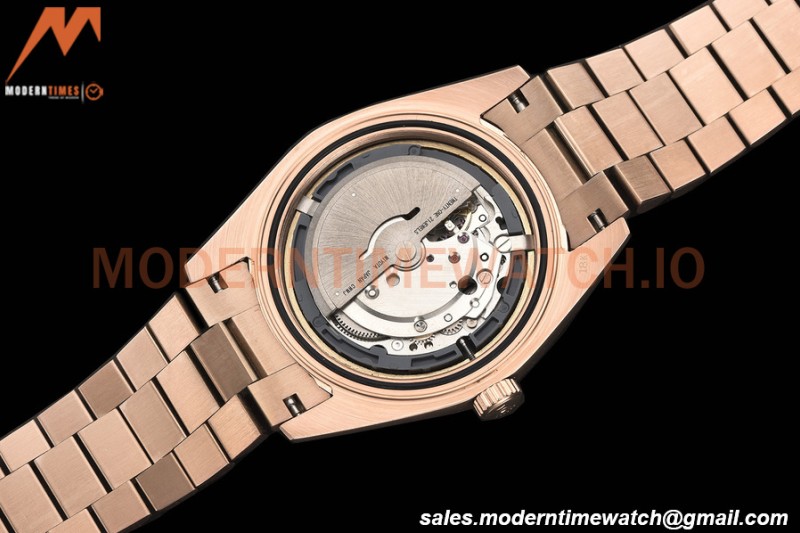 Rolex - DayDate 40mm Flt/Pres RG/RG Black Diamond GDF MY8215