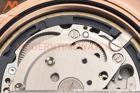 Rolex - DayDate 40mm Flt/Pres RG/RG Black Diamond GDF MY8215