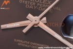 Rolex - DayDate 40mm Flt/Pres RG/RG Brown Stick GDF MY8215