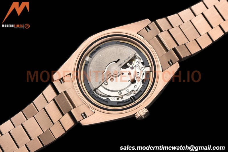 Rolex - DayDate 40mm Flt/Pres RG/RG White Roman GDF MY8215