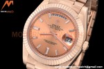 Rolex - DayDate 40mm Flt/Pres RG/RG Champagne Diamond GDF MY8215