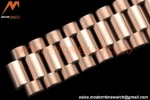Rolex - DayDate 40mm Flt/Pres RG/RG Brown Roman GDF MY8215