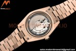 Rolex - DayDate 40mm Flt/Pres RG/RG Brown Diamond GDF MY8215