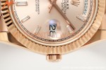 Rolex - DayDate 228235 Gain Weight 40mm Flt Pres RG/RG Champ/Dia KF VR3255
