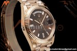 Rolex - DayDate 228235 40mm Flt Pres RG/RG Brn/Dia VSF V2 VS3255