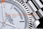 Rolex - DayDate 40mm Flt Pres SS/SS Wht/Rm EWF VR3255