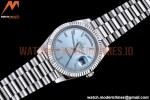 Rolex - DayDate 40mm Flt Pres SS/SS I-Blue/Stk EWF VR3255