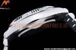 Rolex - DayDate 40mm Flt Pres SS/SS Black/Dia EWF VR3255