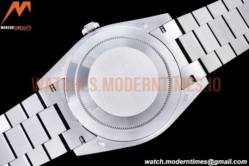 Rolex - DayDate 40mm Flt Pres SS/SS Grey/Stk EWF VR3255