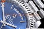 Rolex - DayDate 40mm Flt Pres SS/SS Blue/Rm EWF VR3255