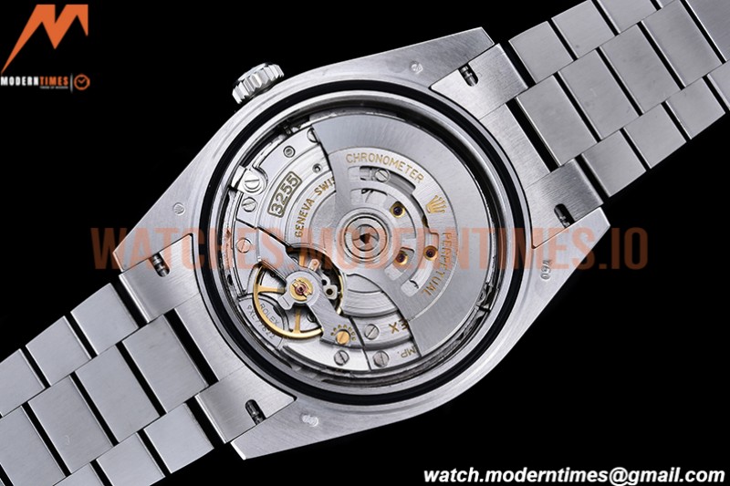 Rolex - DayDate 40mm Flt Pres SS/SS Grn/Rm EWF VR3255