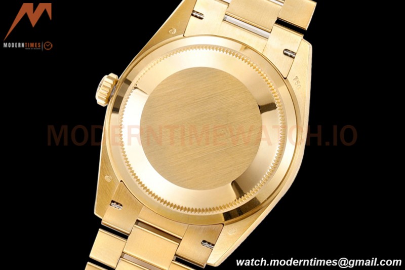 Rolex - DayDate 36mm 128238 Flt Pres YG/YG Diamond Dial RAF A2836
