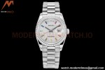 Rolex - DayDate 36mm 128349 Flt Pres SS/SS Dia/Dia Dial RAF A2836
