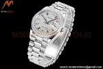Rolex - DayDate 36mm 128349 Flt Pres SS/SS Dia/Dia Dial RAF A2836