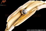 Rolex - DayDate 36mm 118348 Flt Pres YG/YG Dia Meteorite Dial RAF A2836