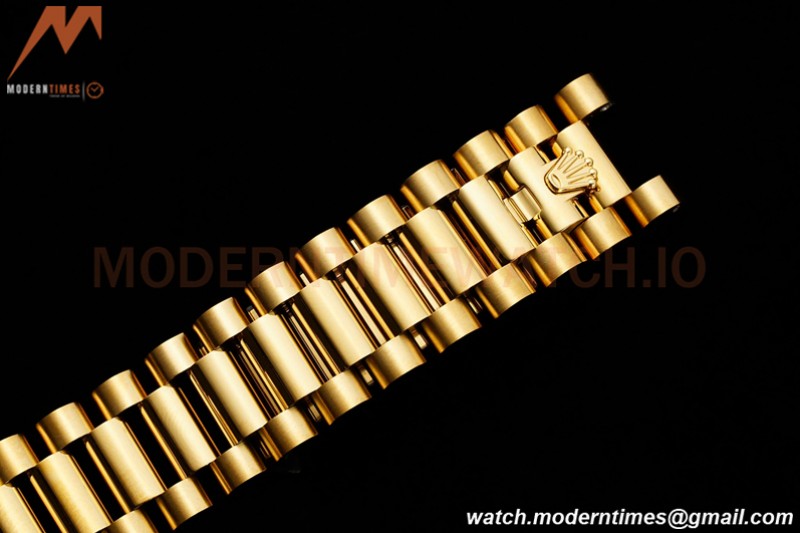 Rolex - DayDate 36mm 128238 Flt Pres YG/YG Gold/Diam RAF A2836