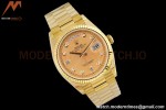 Rolex - DayDate 36mm 128238 Flt Pres YG/YG Gold/Dia EWF A2836