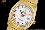 Rolex - DayDate 36mm 128238 Flt Pres YG/YG Wht/Rmn EWF A2836