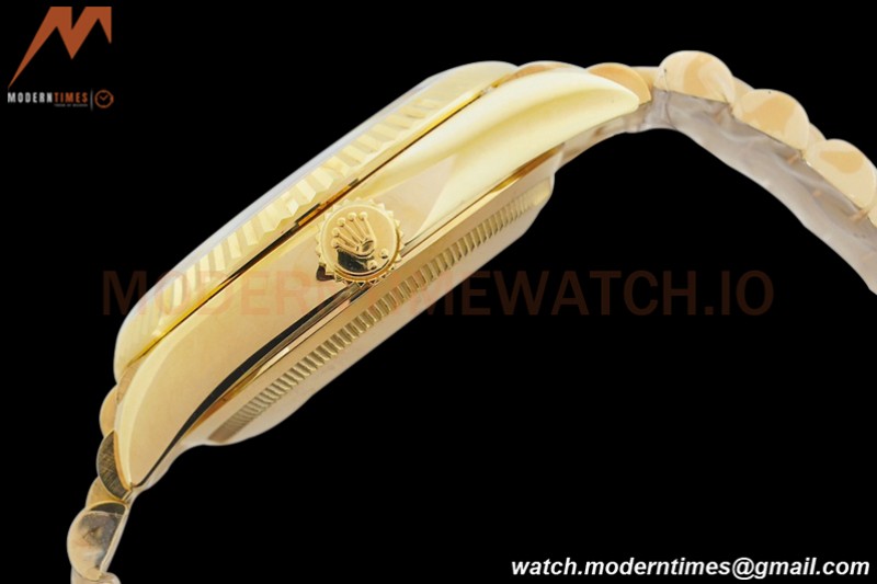 Rolex - DayDate 36mm 128238 Flt Pres YG/YG Wht/Rmn EWF A2836