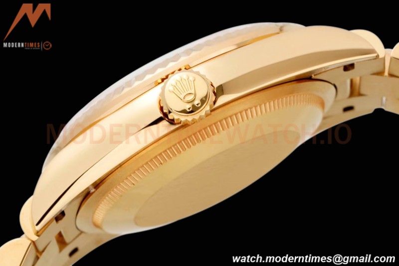 Rolex - DayDate 36mm 128238 Flt Pres YG/YG Wht/Rmn TWSF A2836