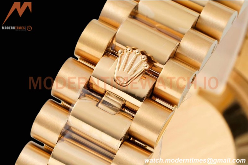Rolex - DayDate 36mm 128238 Flt Pres YG/YG Orn/Dia TWSF A2836