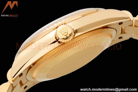 Rolex - DayDate 36mm 128238 Flt Pres YG/YG Turq/Dia TWSF A2836