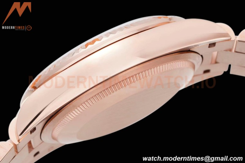 Rolex - DayDate 36mm 128235 Flt Pres RG/RG Eisenkiesel/Rmn TWSF A2836