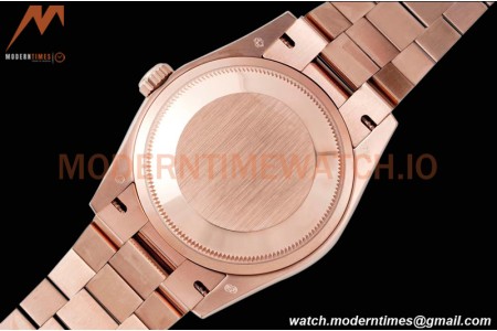 Rolex - DayDate 36mm 128235 Flt Pres RG/RG Eisenkiesel/Rmn TWSF A2836