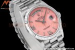 Rolex - DayDate 36mm 128236 Flt Pres SS/SS Pink/Rmn TWSF A2836