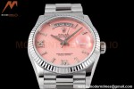 Rolex - DayDate 36mm 128236 Flt Pres SS/SS Pink/Rmn TWSF A2836